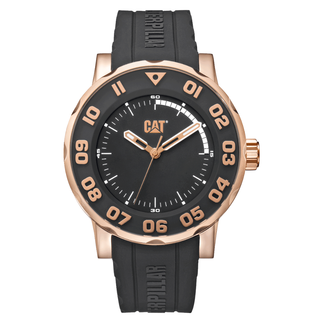 CATERPILLAR, BOLD II BLACK/ROSE GOLD