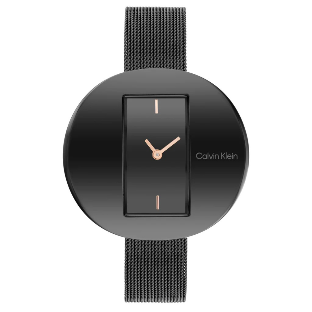 CALVIN KLEIN, CIRCULAR MESH WATCH