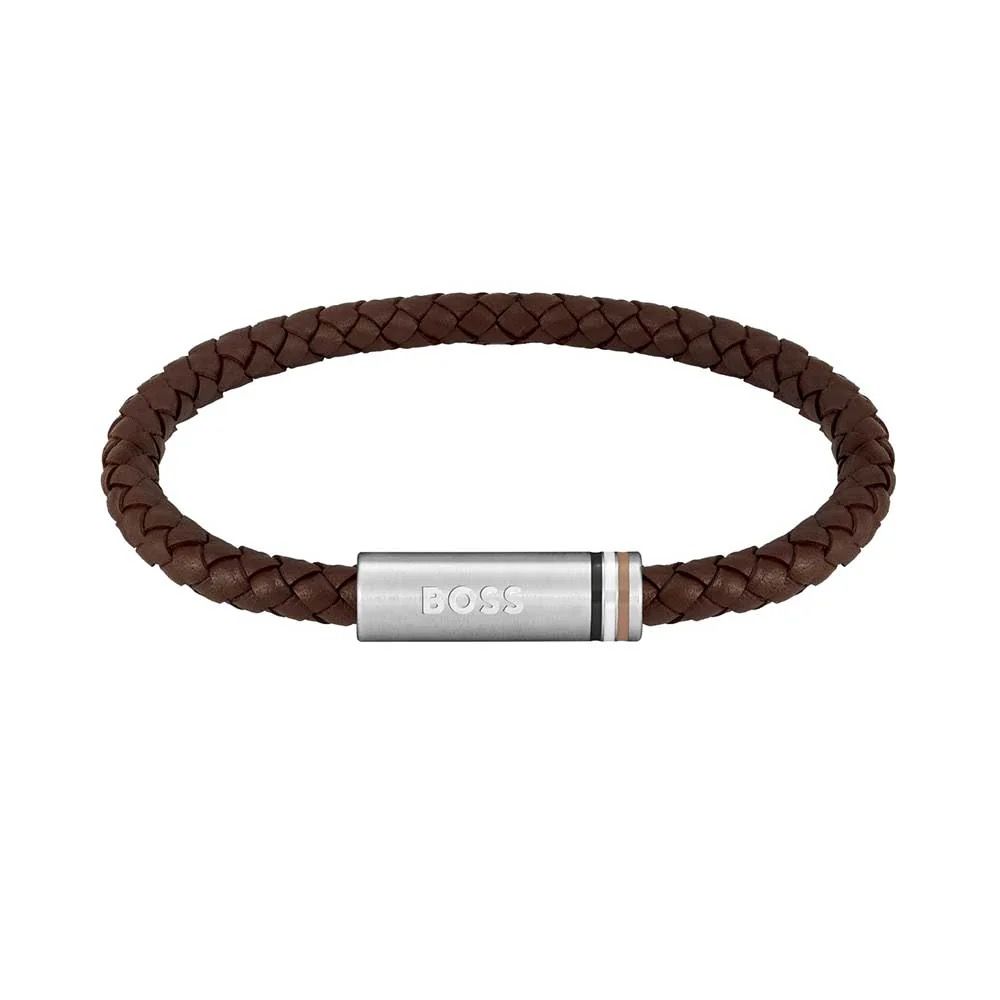BOSS, ARES BROWN BRACELET
