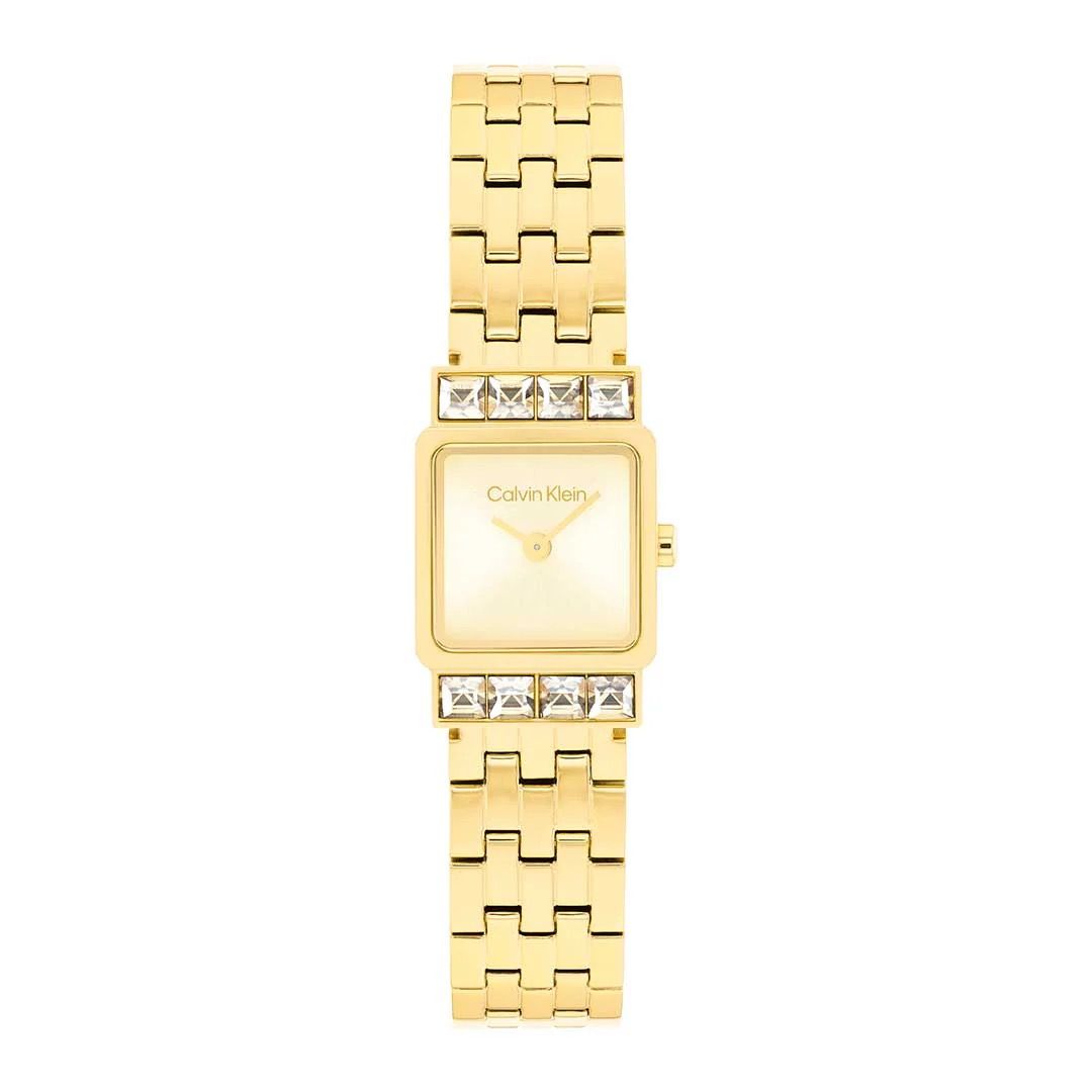 CALVIN KLEIN, POISE GOLD WATCH