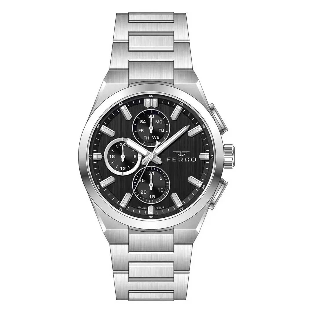 FERRO, FM43037A-A2 SILVER GENT'S WATCH
