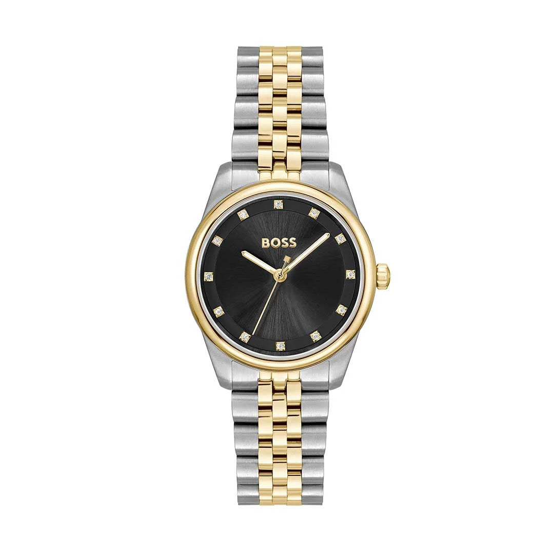BOSS, GRACEFUL BLACK WOMEN'S WATCH