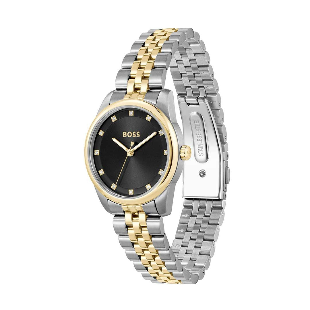 BOSS, GRACEFUL BLACK WOMEN'S WATCH