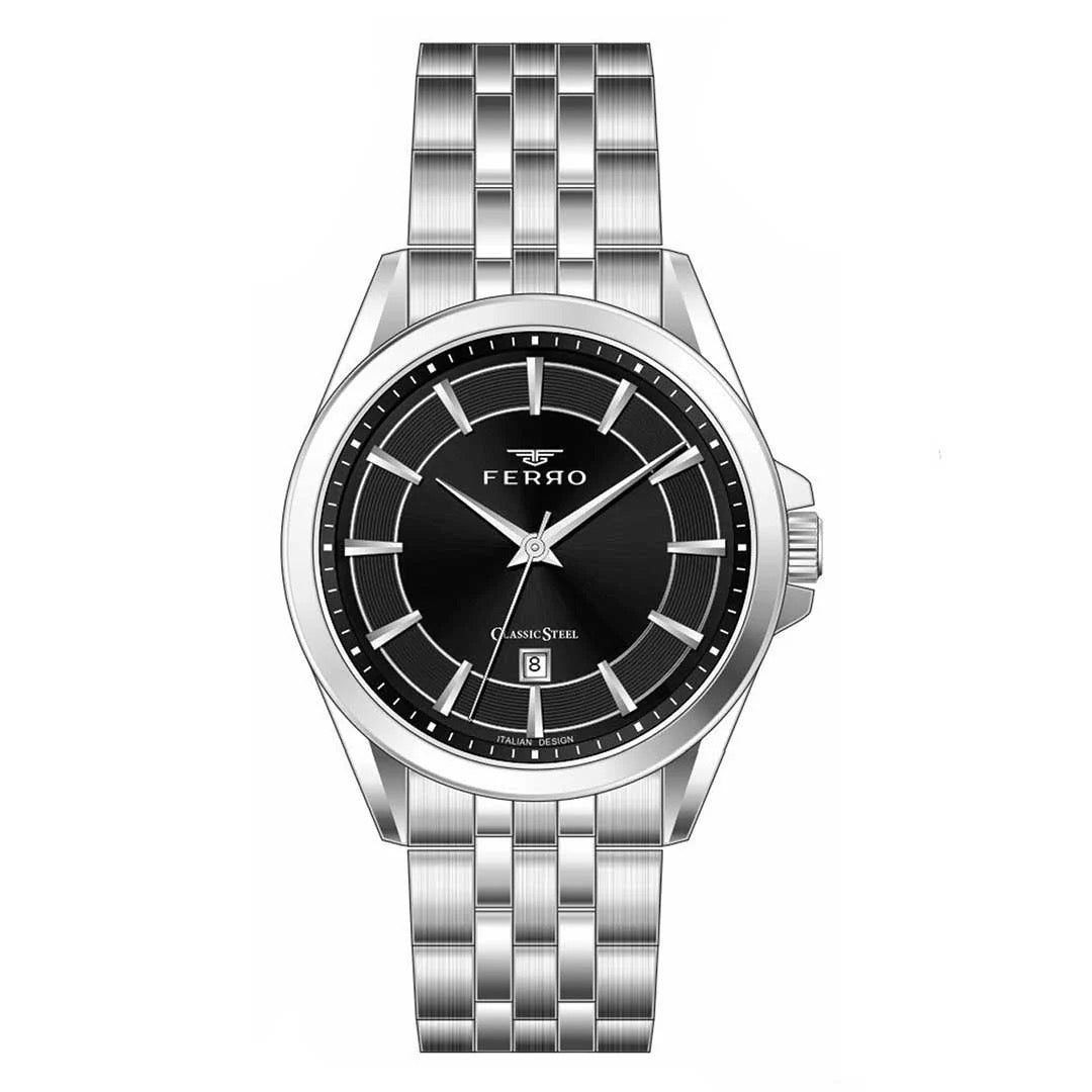 FERRO, FM11748A-A2 BLACK MEN'S WATCH