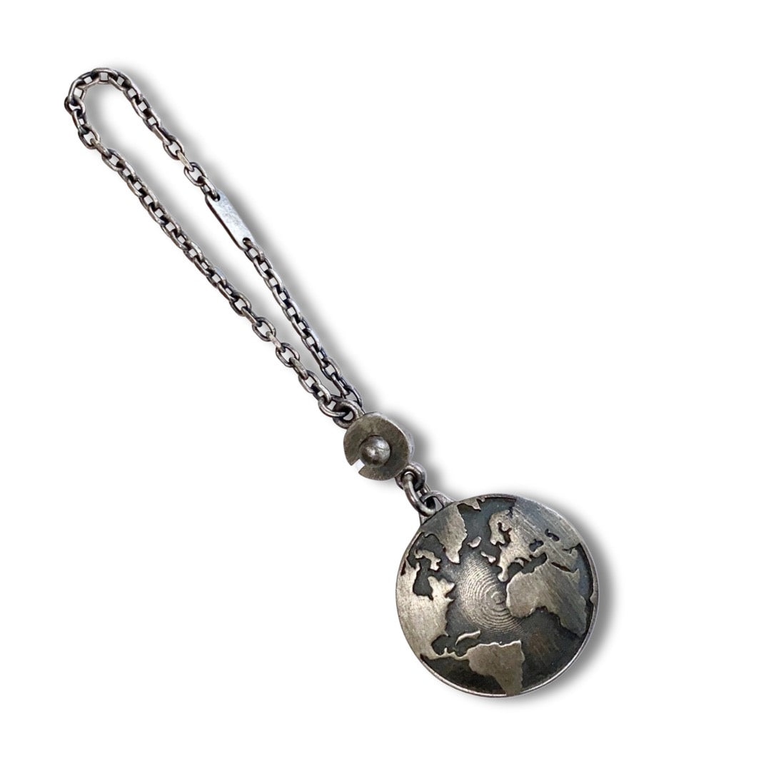 MY WORLD KEYCHAIN, SILVER KEYCHAIN 925