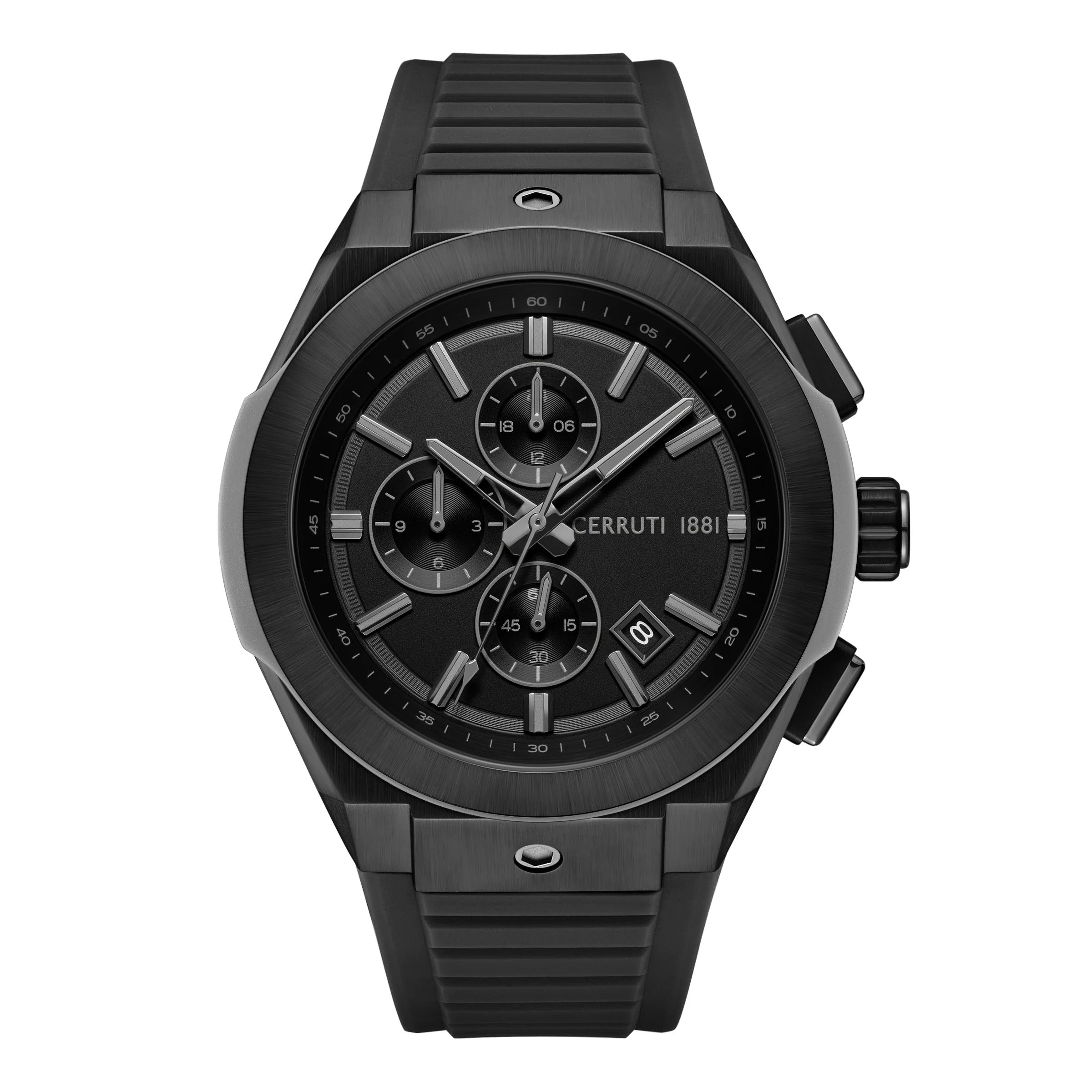 CERRUTI 1881, RUSCELLO BLACK MEN'S WATCH