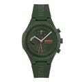 HUGO, LIT MULTI GREEN MEN'S WATCH